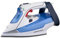 Hamilton Beach Steam Iron, 3000W, SteamMax Pro, Non-Stick Ceramic Soleplate, Dry or Steam Ironing, Spritz Function, Crease Removal, Vertical Steam, Easy Fill Tank, Self Cleaning, White/Blue - HB608WB