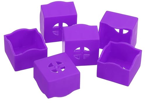 PATIKIL Krithållare för pool, 10-pack biljardkrita förvaringshållare bärbar kö krithållare biljardbord, tillbehör för pool, krita, lila
