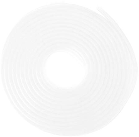 YUKERMARB 5 M/196,9 Tum Akvarieslang, Luftpumpsrör, Silikonakvariums Syreslang, Utbytbart Tillbehör, för Pneumatiskt Transportörsystem (Transparent)