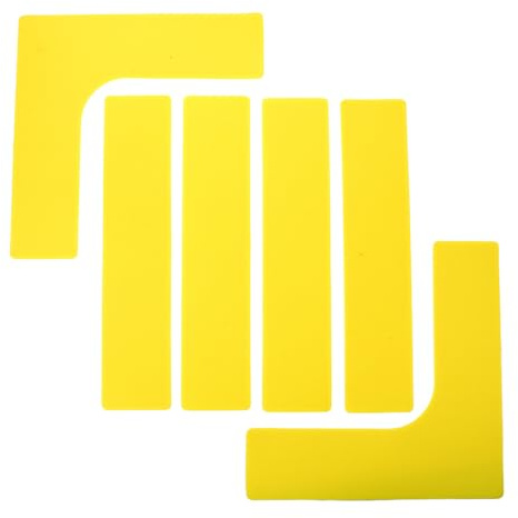 Mikinona Kit de marquage de Terrain de Pickleball (1 Jeu) - Lignes de Taille Officielle - Créez Votre Propre Terrain pour allée, Jardin, Parc et pelouse - Idéal pour Le Tennis et Le Pickleball