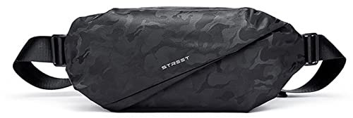 FANDARE Ultraleicht Brusttasche Sling Rucksack Daypacks Sport-Schultertaschen für Herren Schultertasche Umhängetasche für Outdoor Sport Wandern Radfahren Reisen Wasserdicht Nylon Camo C
