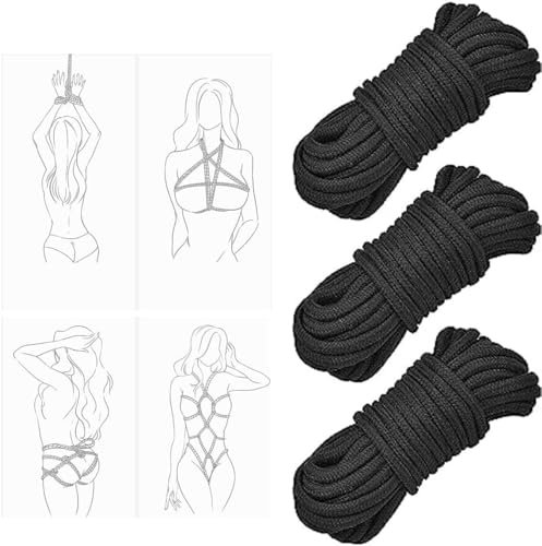 QiKKago 𝗦𝗲̣𝘅 𝗧σ𝘆𝘀 3 Cordes Noires Aux Multiples Usages Pour Votre Vie !