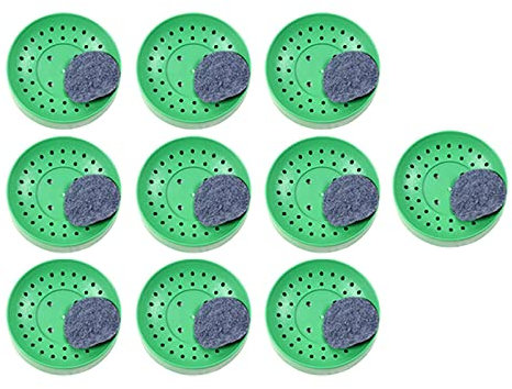 Duiaynke 10x Taubennest aus Kunststoff mit Matte Taube Nistschale Taubenhöhle für Tauben, Tauben, Wachteln, kleine Vögel