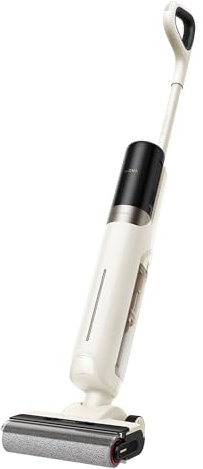 Mova K30 Nass- und Trockensauger, 18.000 Pa Saugkraft, 180°-Reichweite mit flachem Design, Doppel-Kantenreinigung, Trocknung durch Heißluft, Selbstreinigung auf Knopfdruck, leichtes Gewicht