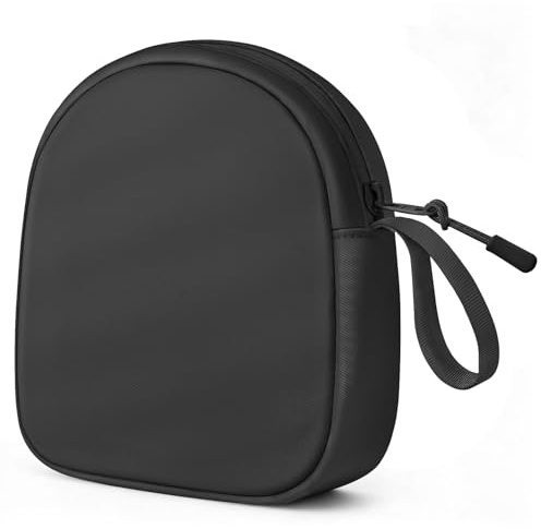 Inesore Soft Headphone Case Compatible with JBL Tune & Live/Sony WH-CH520 510 720/ Sony MDR-ZX/Bose QuietComfort/JLab/BERIBES/TOZO/KVIDIO/SoundCore,Headset Carrying Storage Bag Headphone Pouch, Black