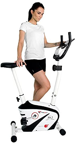 Christopeit Sport Fahrrad-Heimtrainer CL 2-8-stufiger Widerstand, 5kg Magnet-Bremssystem, LCD-Display, bis 100kg