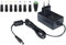 Poppstar Universal AC DC Netzteil, Steckernetzteil 12V 2A (2000mA, 5,5/2,5mm) Strom-Adapter mit 8er Hohlstecker Set, 150cm