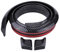 spoilerlippe,Dachspoiler Universal,Heckspoiler,1.5M Carbon Weichgummi Heckspoiler Wing Lip Aufkleber Heckspoiler Universal Passend Für Die Meisten Pkw Und LKW(Schwarz)