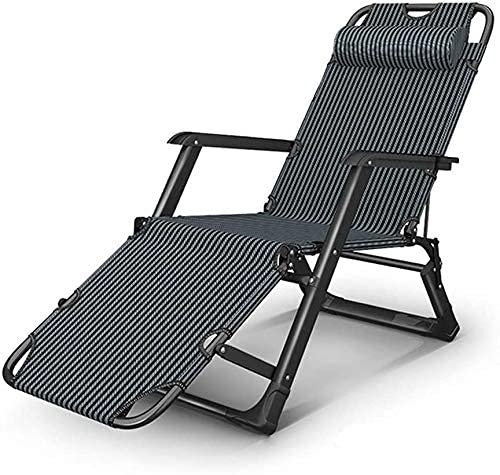 Guyifuny Klappbarer Loungesessel, robuste Gartenmöbel-Sets, Sonnenliege, Camping-Gartenstühle für Garten, Balkon, Terrasse