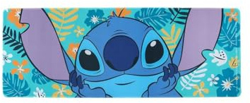 Stitch Desk Mat - Officially Licensed Disney, Non-Slip Rubber Mouse Pad, Vibrant Lilo & Stitch Tropical Design, Perfect for Gaming, Working or Browsing, Home Office Accessory | Paladone