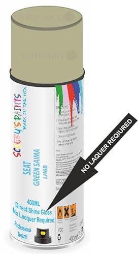 SCOOBYS PAINTS BACK IN THE MIX Direct Gloss Aerosol Spray Paint For Seat Magnetic Brown Code: Lf8V No Lacquer Required