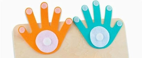 YILANJIN Jouets de Comptage en Bois, Jouet Chiffre d'apprentissage Éducatif pour Garçon et Fille, Tableau en Feutre avec Chiffres pour Les Tout-Petits, Jouets Mathématiques Montessori pour Enfants