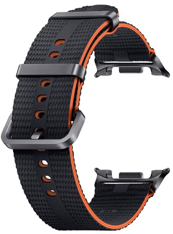Samsung Athleisure Band (S/M) ET-SOL32 für die Galaxy Watch8 | Watch8 Classic Uhrenarmband, Sport Armband, Original Zubehör, elastisch, langlebig, guter Sitz, Graphite