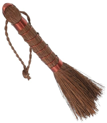IWOWHERO Balai à Main de Palmier Brosse de Nettoyage Bonsaï Jardin Multi-Usage Brosse Dense et Résistante pour Pots et Plante