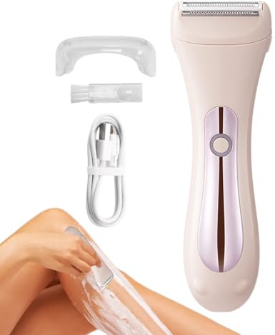 Depilatore per Bikini e Ascelle - Rasoio Elettrico Ricaricabile Per Depilazione Intima Femminile,Depilatore Elettrico - Per Casa Viaggio Appartamento Bagno E Università