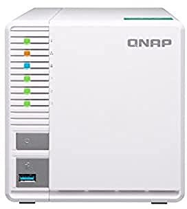 QNAP TS-328 Desktop NAS Gehäuse mit 2 GB DDR4 RAM, Powerful 3-Bay Storage Server
