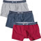 MUSTANG 3-Pack Briefs Single-Jersey Raspberry Size M