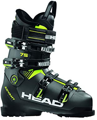 HEAD Advant Edge 75, Scarponi da Sci da Uomo, Uomo, Scarponi da Sci, 608225, Antracite/Nero/Giallo., 260