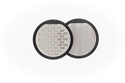 Microplane 2-Piece Ultimate Mason Jar Lid Grater Set, Fine & Ribbon Stainless Steel Blades, Fits Wide Mouth Canning Jars, Shaker Holes, Zester & Cheese/Spice Grater, Handheld Stainless Steel Rasp