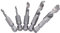 5 Stück Bohrer Mit Sechskantschaft Impact 1/4 Sechskantschaft Metallbohrer für Winkelbohrmaschine und die Bearbeitung Bohren, 1/4, 1/8, 3/16, 5/16, 3/32 Zoll
