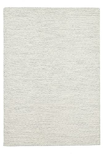 Trondheim | PO-502 | Teppich aus 100% Schurwolle | handgewebt | Größe: 80 x 180 cm | Farbe: Natur Beige | THEKO