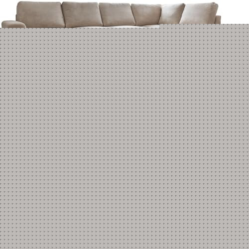 Cord Sofa U Form mit Schlaffunktion - Ecksofa mit Schlaffunktion und Bettkasten, Wohnlandschaft U Form, XXL Couch U Form, Big Sofa XXL, Eckcouch mit Schlaffunktion und Bettkasten, Ecksofa Beige Rechts