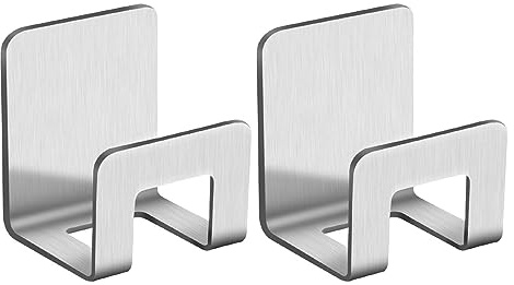 Soporte de Almacenamiento para paños de Cocina, de Acero Inoxidable, para Fregadero, escurridor, Gancho de Almacenamiento para paños de Cocina sin Perforaciones, Suministros de Estante de