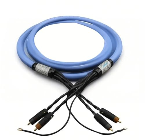 HOOLRZI Spine di terra Suono Phono Tonearm Cavo Con Filo di Terra Per Vinili Giradischi Segnali Cavo di Estensione Cavo Accessori