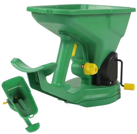 Handfröspridare - 1,5 l gräsmatta plantering, bärbar sändare, justerbar växel gödselmedel shaker | Lätt elektrisk spridare för trädgård, gräsmatning,