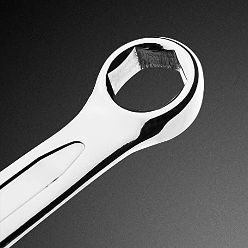 NEO TOOLS La chiave a forchetta ad anello da 29 mm, anello esagonale, La parte aperta della chiave ha parti profilate