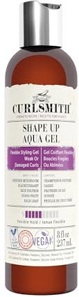 Curlsmith - Shape Up Aqua Gel, leichtes Styling-Gel mit Proteinen für geschädigtes Haar (237ml)