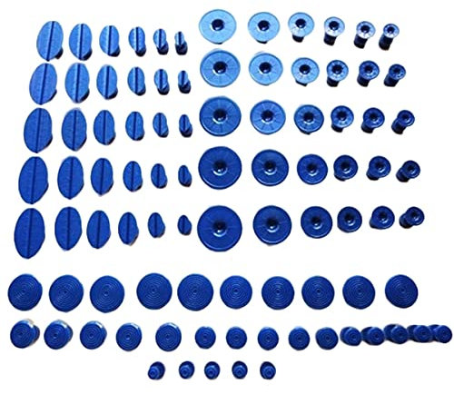 Oewnvmd 90 Pcs Puller Tabs Paintless Dent Repair Tabs Glue Pulling Tabs Kit for Small Dent