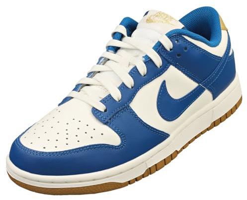 Nike Damen Dunk Low Sneaker, Sail Blue Jay Sail Blue Jay, 38.5 EU