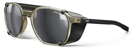 Julbo Slack Cover Mountain Sunglasses - Black Frame - Smoke w/Silver Mirror Lens (Spectron 3)