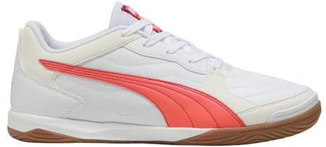 PUMA Mens Pressing Iv Futsal Indoor Soccer Cleats - White - Size 11 M