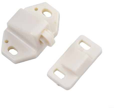 Lot de 5 rouleaux de gâche à ressort Catc pour portes d'armoires et de meubles avec rouleaux en plastique ABS