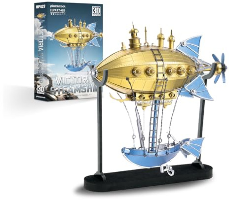 Piececool metall pussel 3D Victoria ångfartyg hantverk kit konstruktion vuxen 3D pussel vuxna, 275 delar