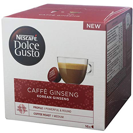 Nescafé Dolce Gusto Caffé Ginseng, Korean Ginseng, Kaffeekapsel, Kaffee, 16 Kapseln