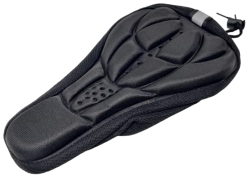 WS UK 1 x Padded Bicycle Seat Cover [Black]
