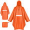 WACCET Wasserdicht Regenponcho Damen, Regenponcho Fahrrad für Herren Damen Wiederverwendbarer Ripstop Atmungsaktiver Leichte Regencape mit Kapuze Regenjacken für Radfahren, Wandern, Camping, usw.
