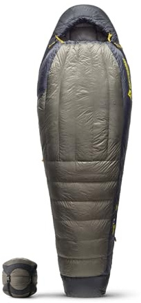 Sea to Summit Spark Pro -9C/15F - Daunenschlafsack beluga black-black regular links