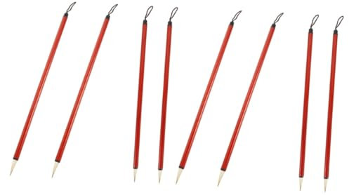 NUOBESTY 8stücke Kalligraphiepinsel Mit Feiner Spitze Für Chinesische Kalligraphie Und Malerei Für Anfänger Und Künstler Geeignet Für Textilien