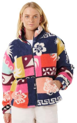 Rip Curl Womens Keepsakes Print Storm Polar Half Zip Fleece - Multico - S