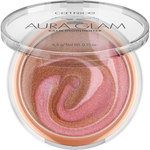 Catrice Cosmetics Aura Glam Balm Highlighter baume illuminateur, résultat instantané, luminescent, chatoyant (45g)