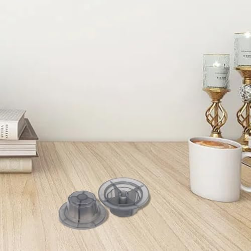 Zilimontt Set of 2 Fan Blade Screw Fixing Nut Covers, Plastic Replacement Parts for Portable and Pedestal Fans, Secure Stable Fit, Easy to Install,