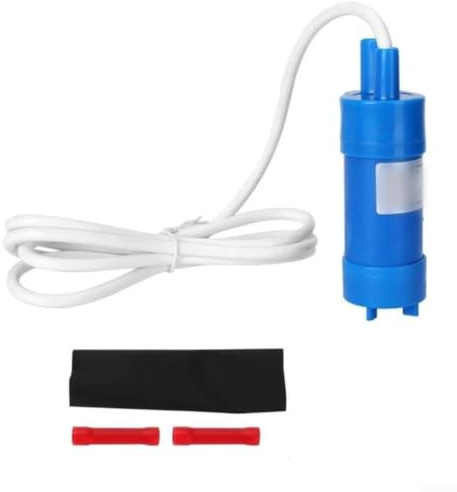 Cloudpower 12V/24V RV-vattenpump för Thetford för C200 C400, 860L/h toalettvattenpump med rör och hylsa för husbil 12VDC elektriskt styrsystem för husvagn (12V)