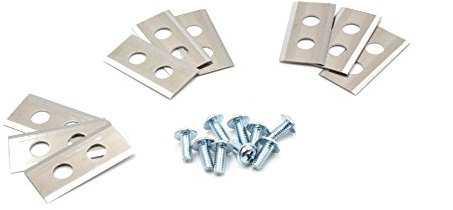 vhbw 9x Messer Klingen kompatibel mit Worx Landroid L1500i, M500 B, M1000, M1000i, M800, S500i, M WG794E, WA0176, WA0190 Mähroboter uvm. Stahl, 0.75mm