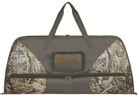 MYDAYS Compound Bow Case, Camo Soft Bow Case with Thick Protective Foam Padding for Archery Accessories,41” (Camo, 41”)