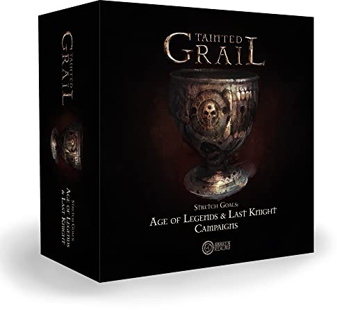 Tainted Grail Stretch Goals: Age of Legends & Last Knight Brettspiel Kampagne Erweiterung – Mittelalterliche Strategie und Abenteuer, ab 14 Jahren, 1–4 Spieler, 2–3 Stunden Spielzeit, hergestellt von