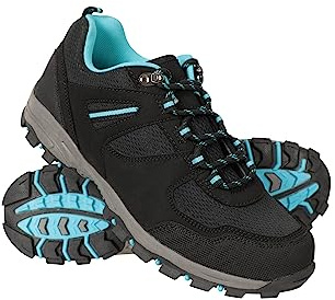 Mountain Warehouse McLeod Wide Fit Women Walking Shoes | Durable & Lightweight Ladies Footwear with Synthetic & Mesh Upper, Deep Lugs for Extra Grip & Stability, Ideal for Hiking